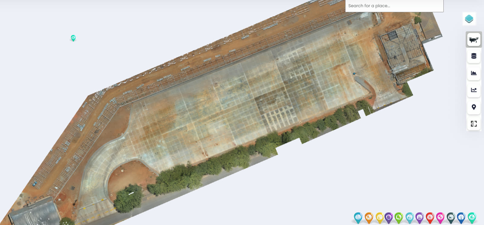 Topographic ortho deliverable, SAGI-signed and tied to the national datum.