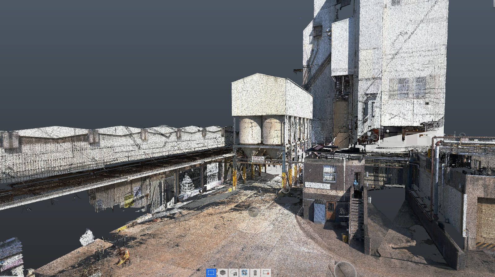 Coloured point cloud · the captured source geometry.