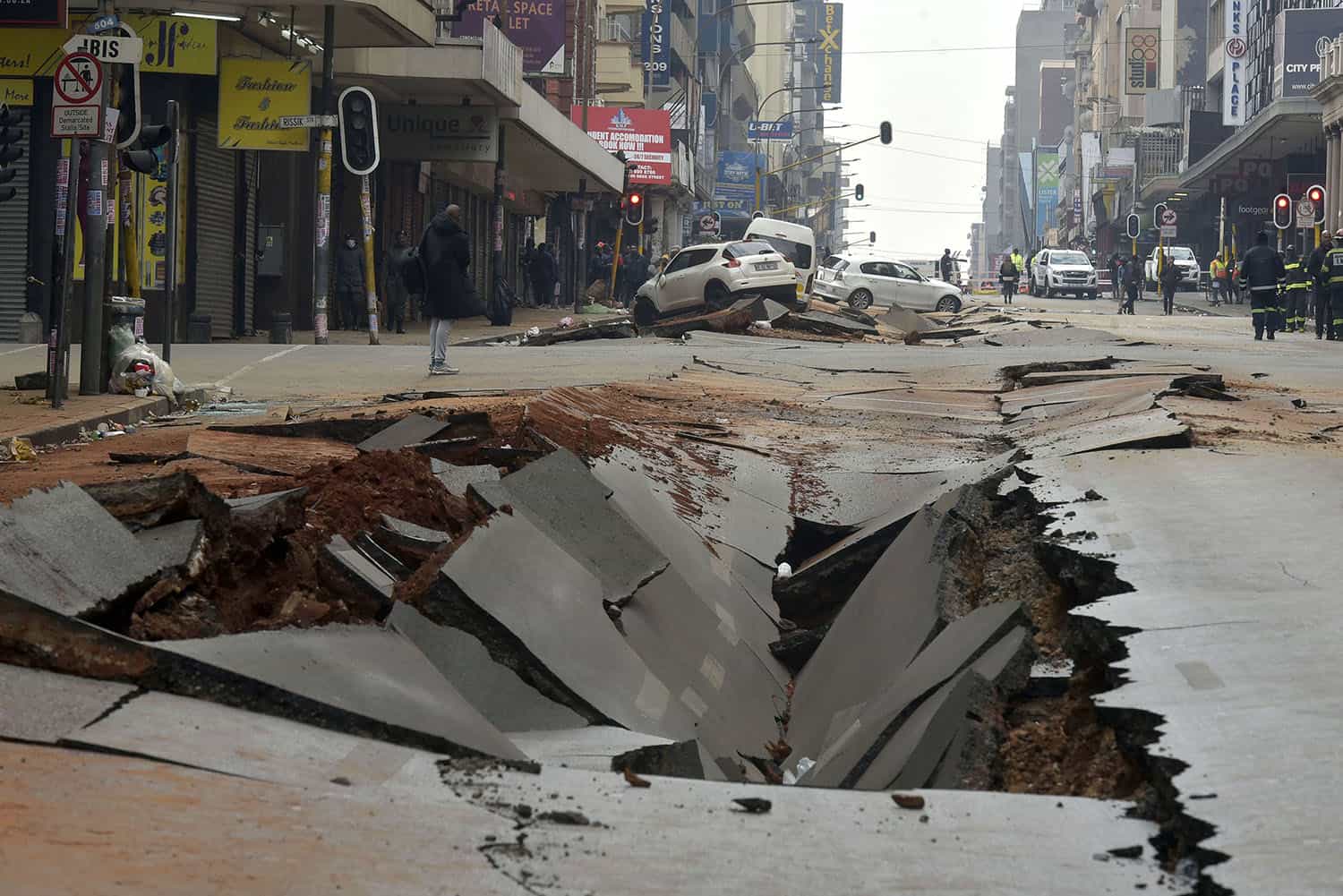 Johannesburg Cbd Road Explosion project