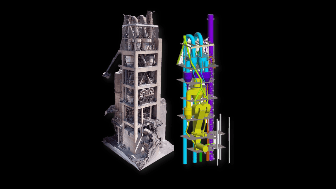 Industrial Site Deltascan; drone photogrammetry; terrestrial LiDAR